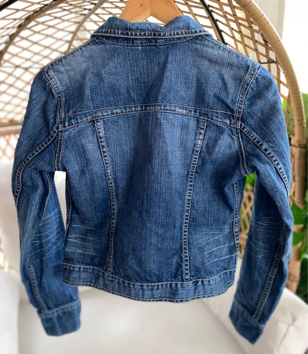 American Eagle Outfitters Women’s Denim Jacket Size Small - Image 12