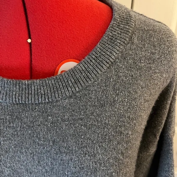 Tie-Cuff Pullover Sweater M - Image 3