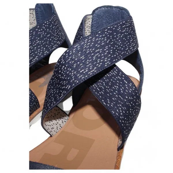SOREL Women's Ella II Leather Sandals, Nocturnal Blue Multiple Size US 6.0 NEW - Image 8
