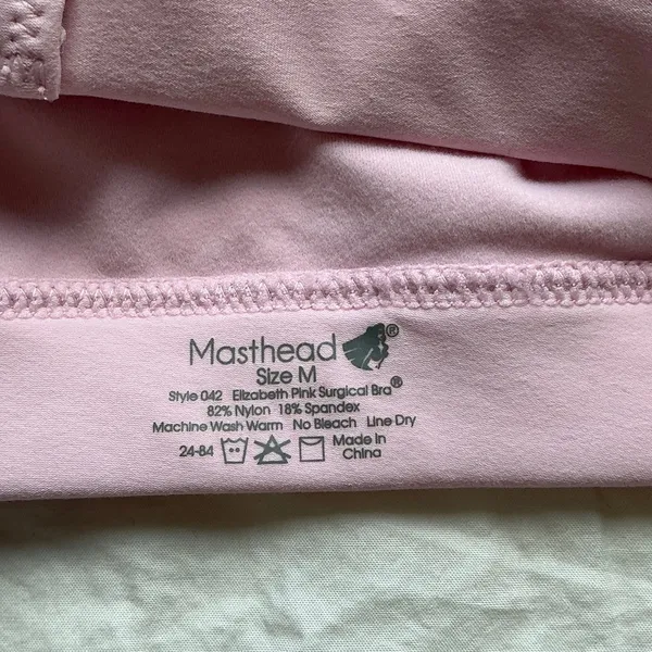 Masthead Elizabeth Pink Surgical Bra Medium - Image 3