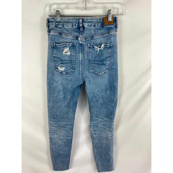 American Eagle Ne(x)t Level Stretch Curvy Hi Rise Jegging Size 8 R - Image 5