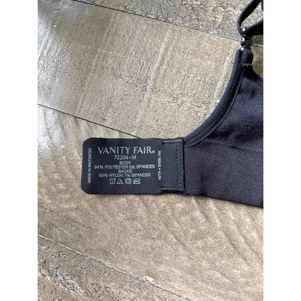 Vanity‎ Fair Women's Black Light Lines Bra Size Medium - Image 6