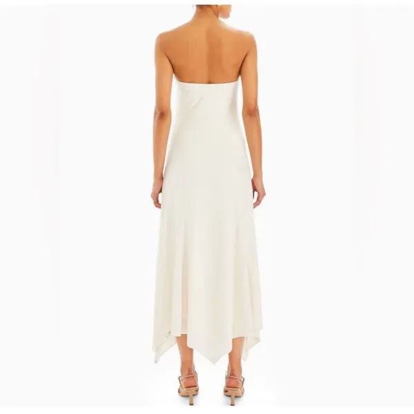 NWT Ser.o.ya Lucia Strapless Maxi Dress Porcelain Sz Large‎ $398 - Image 4