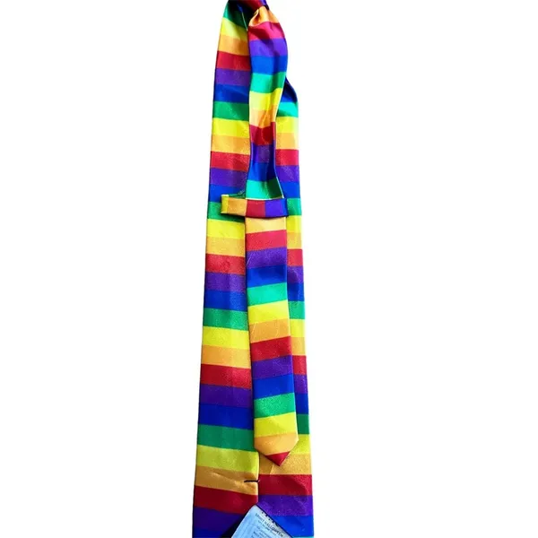 Pride Halloween Rainbow Tie One Size Costume Cosplay - Image 3