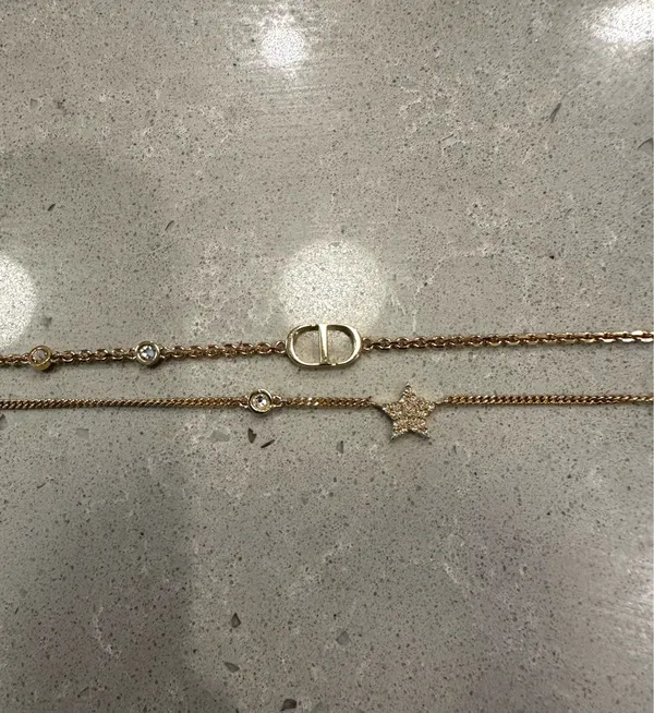 Dior Petit CD Double Necklace - Image 4