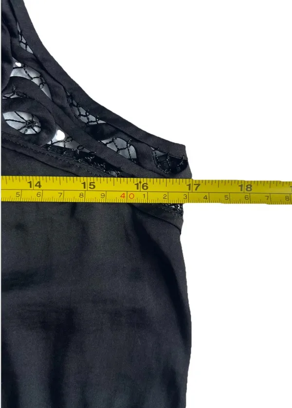 Free People Intimately Cropped Top Sz XS Black Blouson Brami Lace Cami - Image 10