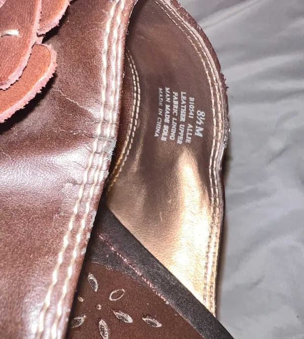 Bongo Y2K Brown Leather  Open Clogs - Image 6