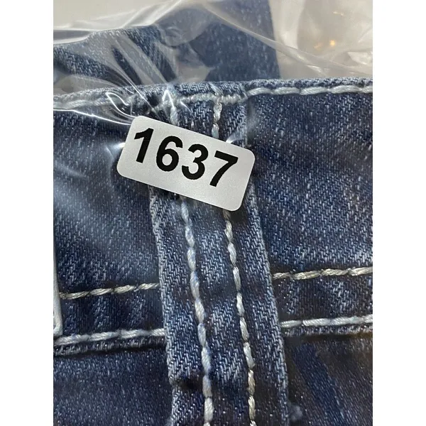 Shyanne‎ Jeans Women's 39 Medium Wash Blue Embroidered Pockets boot cut - Image 12