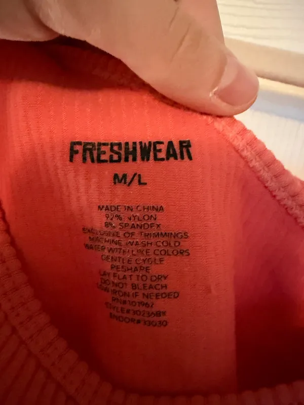 Freshwear Buckle Tank Top Cropped - Image 2