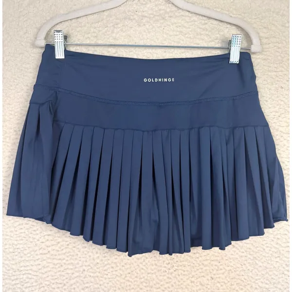Gold Hinge Skort Womens XL Blue Athletic Tennis Golf Pickleball Pocket - Image 2