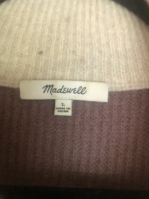 Madewell Glenbrook Merino Wool Half Zip Sweater - Image 4