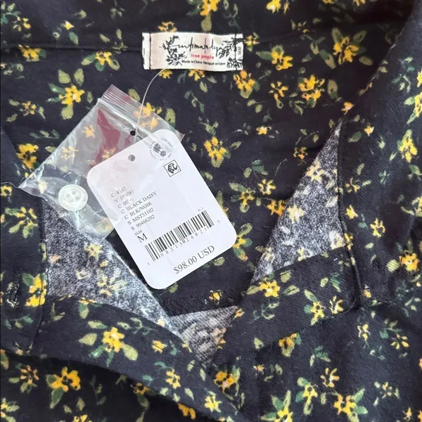 NWT Intimately FP Early Morning Sleep Set in Black Combo Size M‎ - Image 5