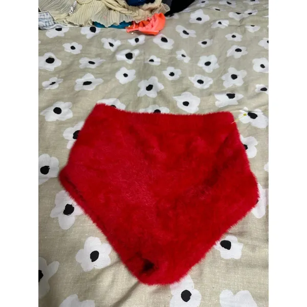 For love and lemons red fuzzy tank top set - Image 6