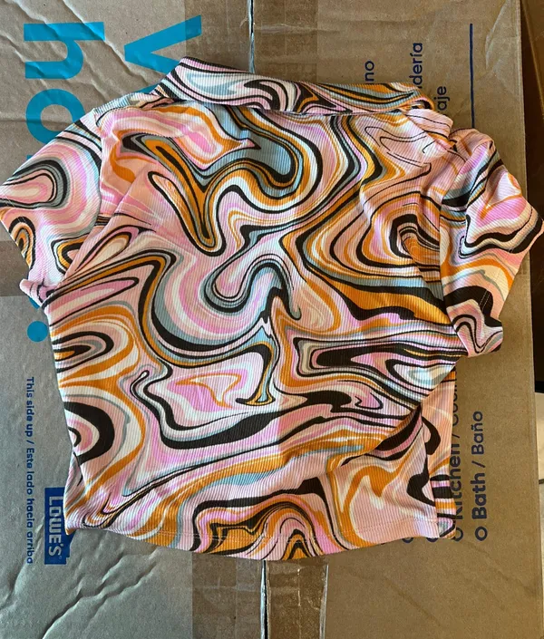 Just Polly New York Crop Top Size Médium - Image 3