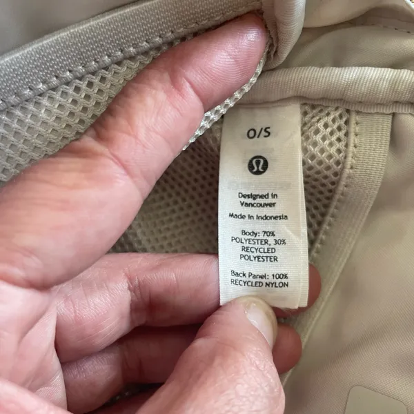 Lululemon Athletica Everywhere Fleece Waste Bag Fanny Pack (Light Ivory) - Image 10