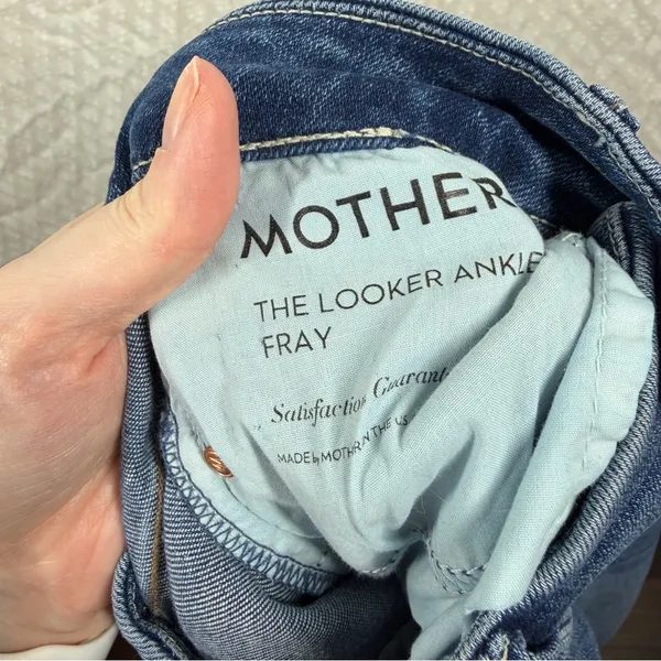 Mother Dark Wash‎ The Looker Ankle Jeans - Image 5