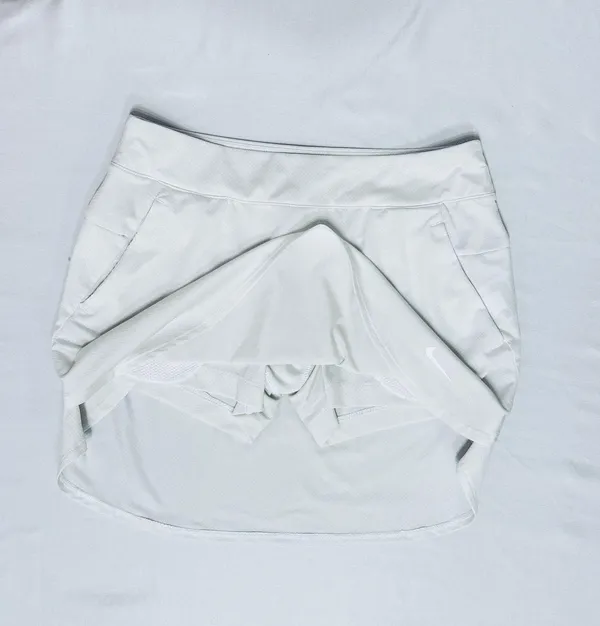 Nike Dri Fit Courtside White Tennis Skirt/Skort - M - Image 8