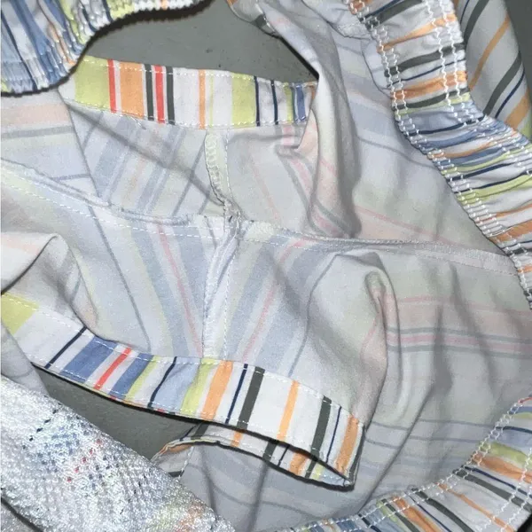 PrAna Pastel Multi Stripe Mariya Beach Shorts size Small - Image 6