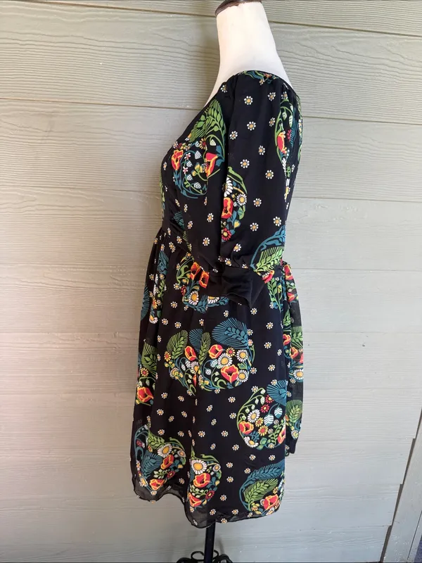 Maeve Short Sleeve Silk Dress - Image 4