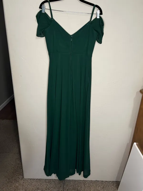 Birdy Grey Devin Chiffon Emerald Green Maxi‎ Dress - Image 7