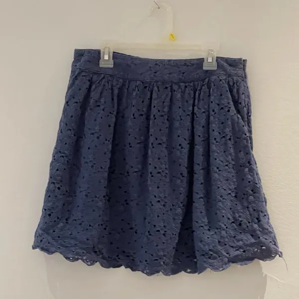Francesca's Navy Lace Skirt | Feminine Romantic Midi Skirt | Dressy - Image 2