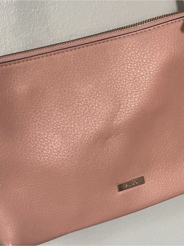 Aldo Women's Blush Pink Crossbody Bag - Elegant Everyday Shoulder Bag - Image 3