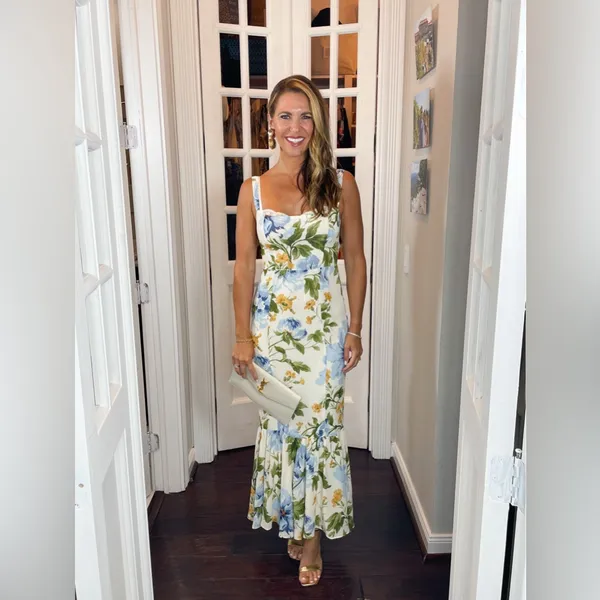 REFORMATION Irisa Dress In Botanis, Size 2, $278 - Image 10