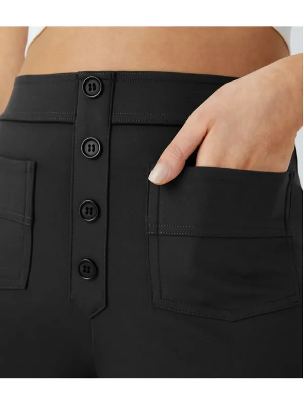 Halara DayStretch High Waisted Pockets Straight Leg Casual Women's Size XL Tall - Image 8