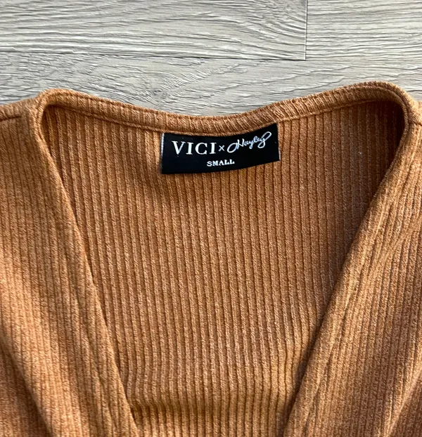 VICI X Hayley Cressida Ribbed Knit Cutout Dress - Image 9