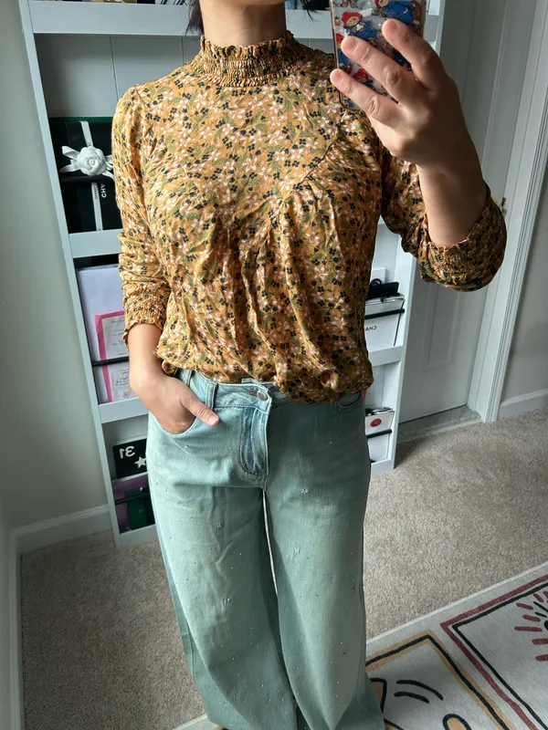 William Rast floral blouse top. S - Image 12