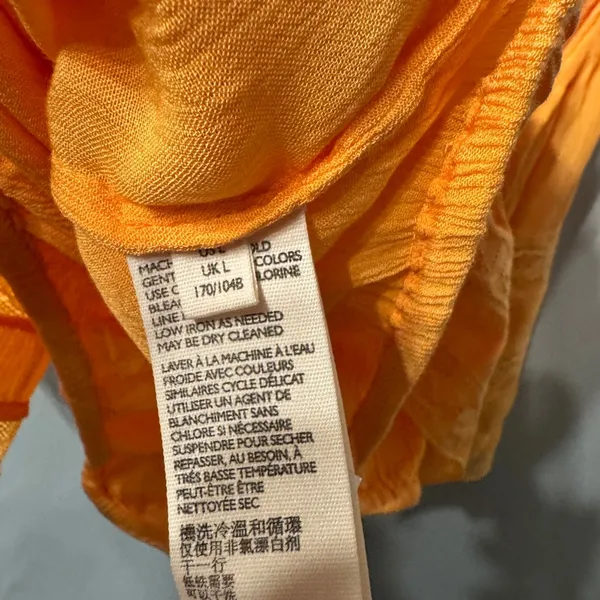 NWT Free People “Home Again” Cami size Large color Orange - Image 11