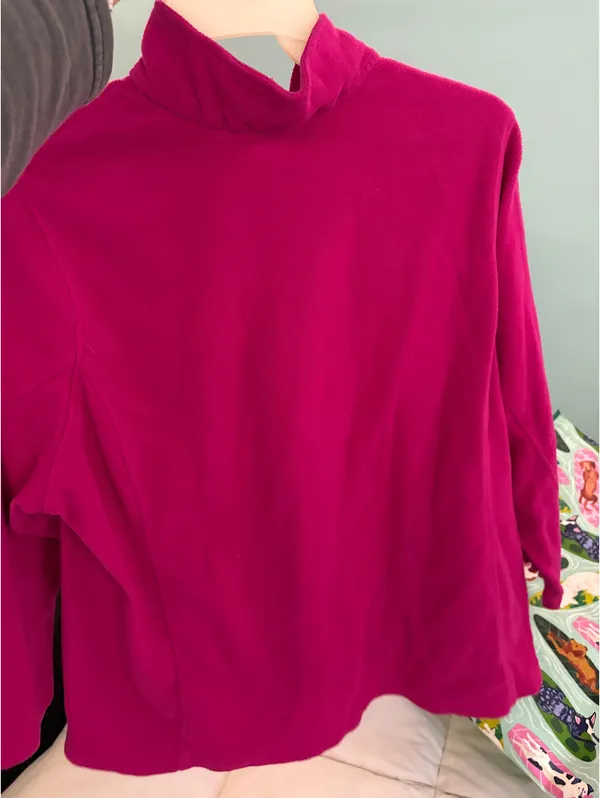 Quarter zip Pink Size XXL - Image 2
