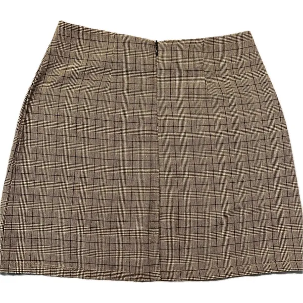 L.A. Hearts Women’s Grey and White Plaid Lightweight Skirt Size XS - Image 3