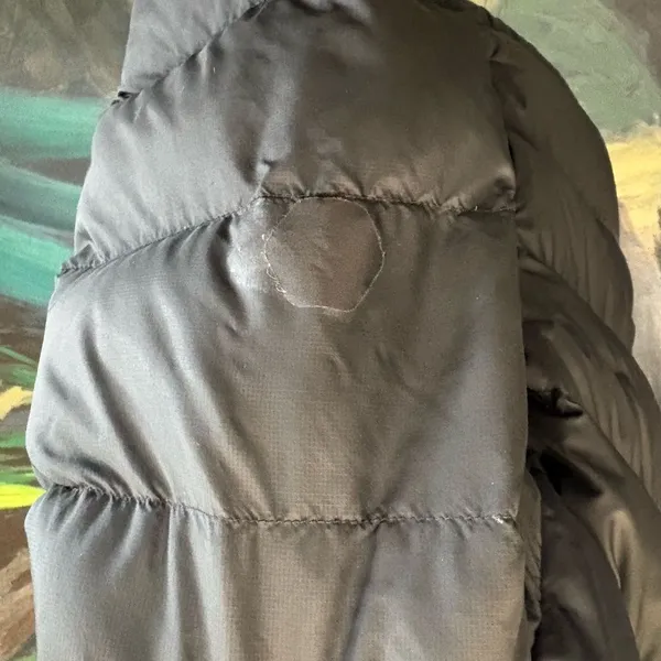 Vintage 2005 The North Face Black Puffer‎ Coat with High Collar Insulated Design - Image 8