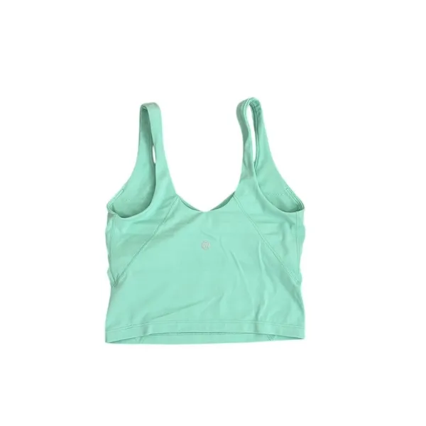Lululemon Align Cropped Athletic V Neck Tank Top Wild Mint Size 2 - Image 3