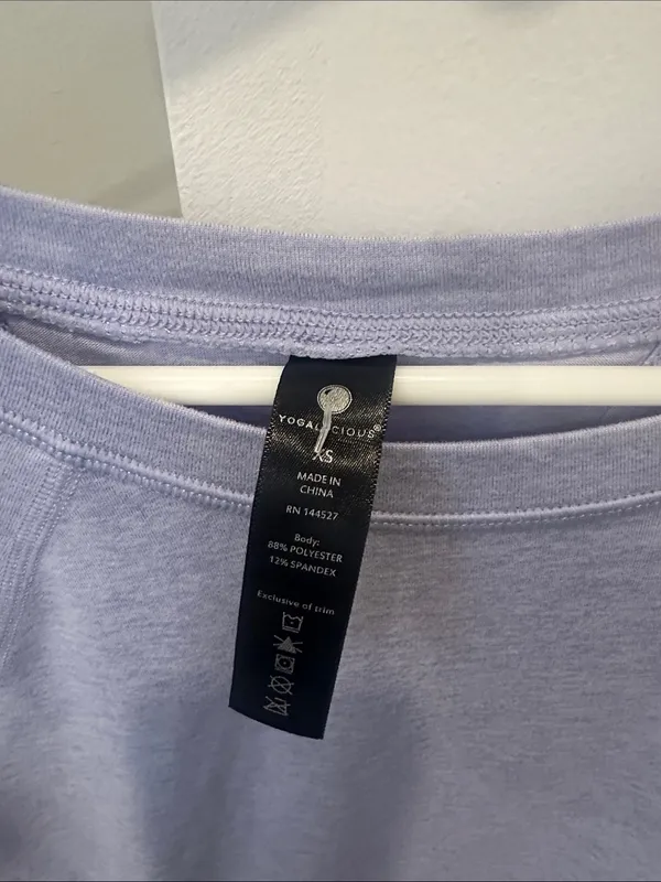 Yogalicious Light Lavender Long-Sleeve Crewneck - Image 2