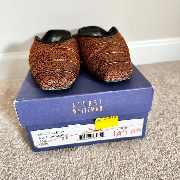 Stuart Weitzman Women's Jacquard Paisley Shoes - Image 6