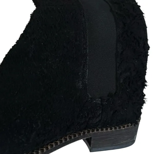 EUC Free People Leather Callow Textured Knee High Boots Black Size 6 - Image 5