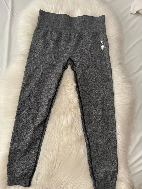 Gymshark Gymshark Adapt Marl Seamless Leggings Grey - Image 7