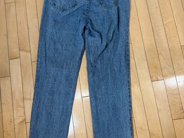 PACSUN High Rise Straight Denim Jeans Acid Wash 90's Size 26 - Image 8