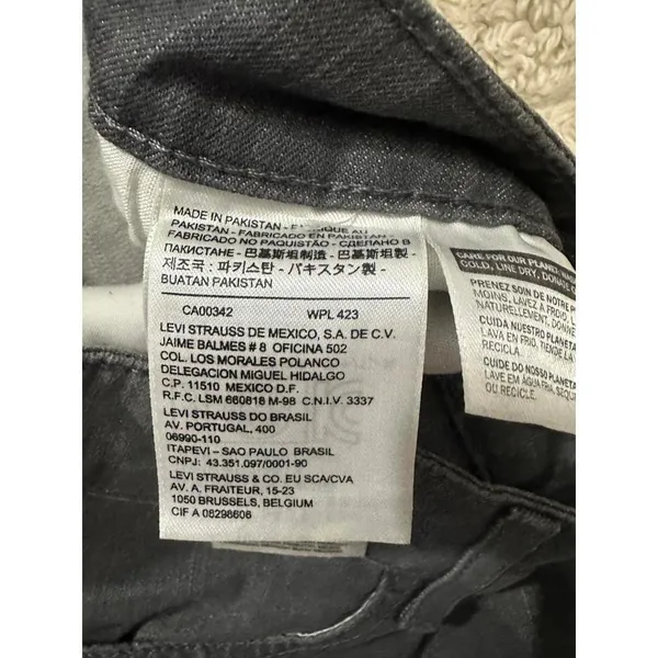 Levi's grey denim leggings Size 8M 29x32 - Image 4