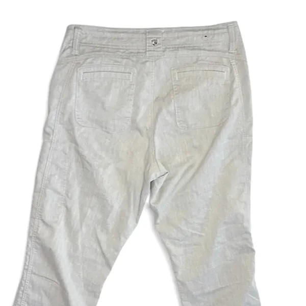 KÜHL Cabo UPF 50+ Sun Gray Linen Blend Hiking PNW Granola Gorpcore Size 8 Short - Image 3