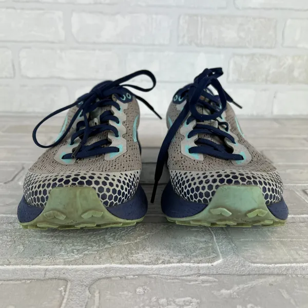 Brooks‎ Divide 3 Trail Running Shoes Womens 7.5 Oyster Cobalt Blue Tint Active - Image 6