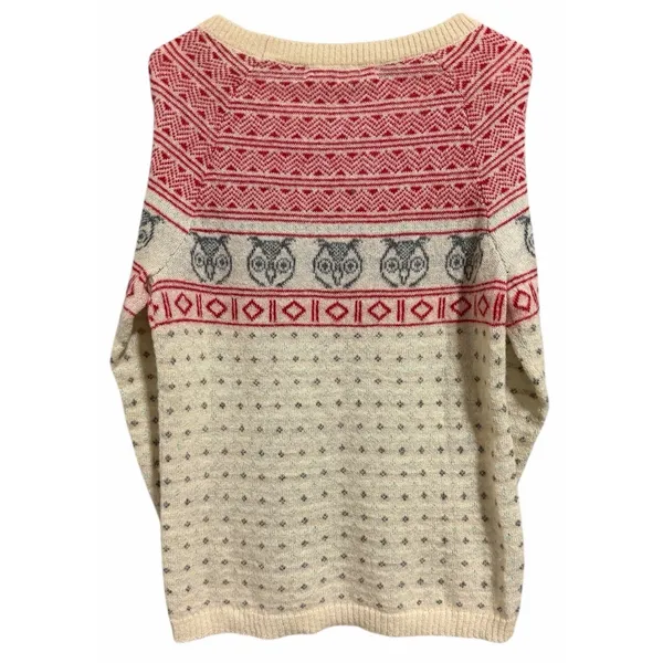 Woolrich Owls Fair Isle Wool Mohair Sweater Women's Size‎ Medium - Image 2