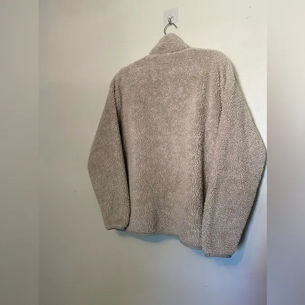 Victoria’s Secret Jacket Pink Gorpcore Cozycore‎ Sherpa Zip-Up Deep Pile Teddy M - Image 3