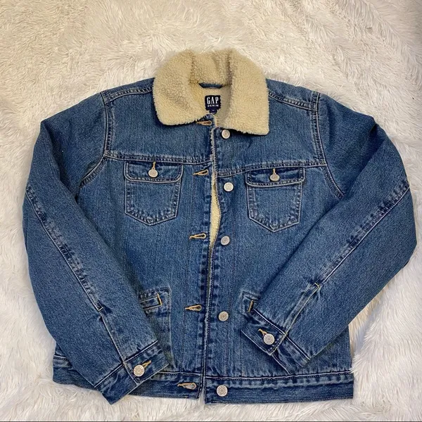 Gap Vintage Sherpa-lined Denim Jacket - Image 2