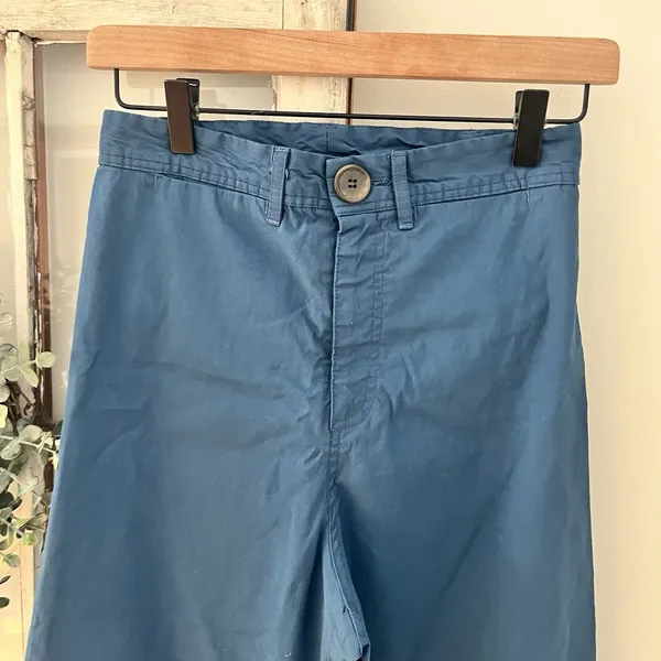 Sea New York $368 Winona Linen Blend‎ Cuffed High Rise Wide Leg Pants Size 0 - Image 8