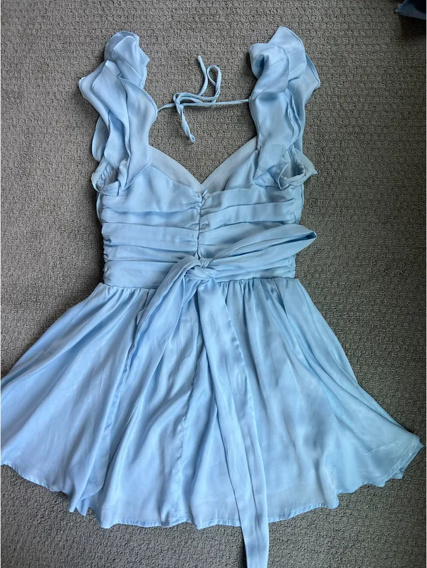 American Threads Light Blue Dress - Image 3