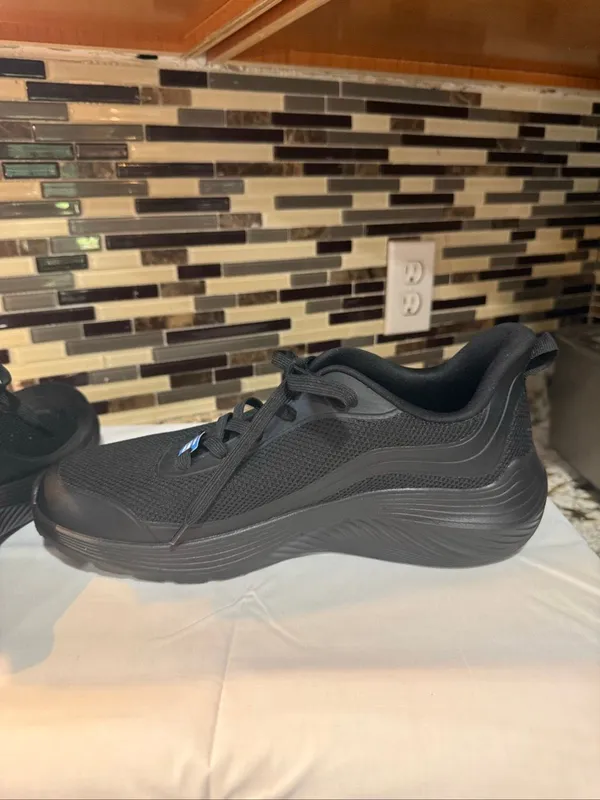 Skechers BOBS Sport Squad Waves sneakers black Sz 11 WIDE NWT - Image 5