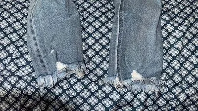 Cello Jeans Denim Distressed Mom Jeans - Image 4